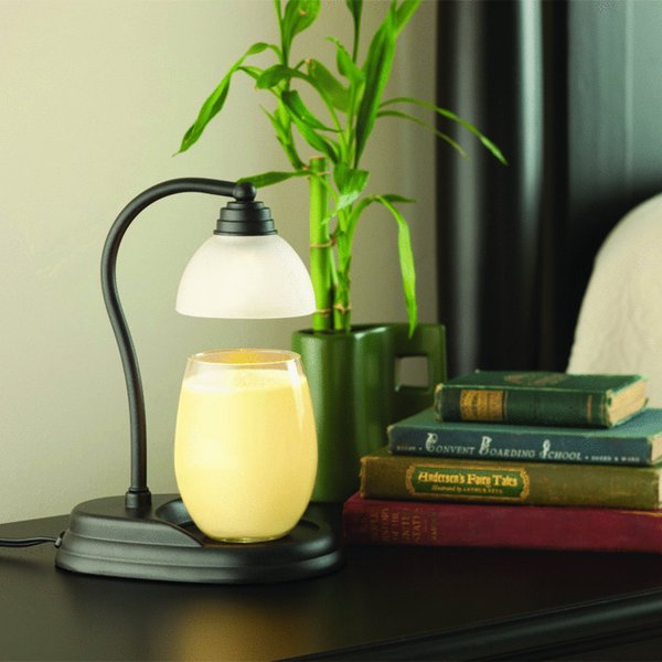 CANDLE WARMERS® AURORA Lampe für Duftkerzen black