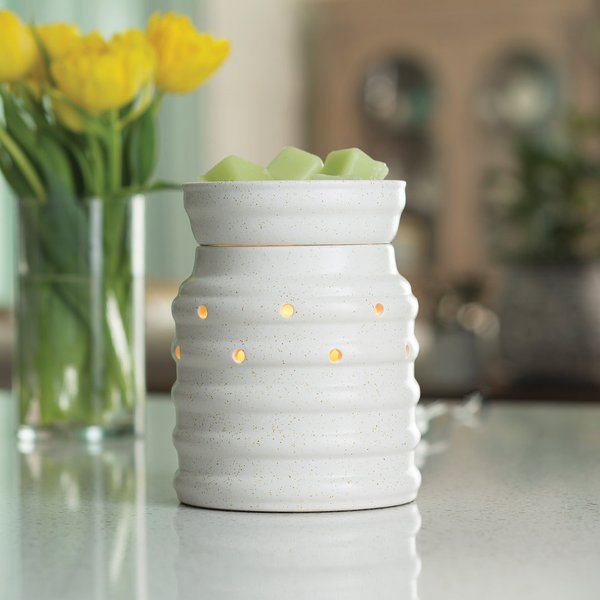CANDLE WARMERS® FARMHOUSE Duftlampe elektrisch weiß Keramik