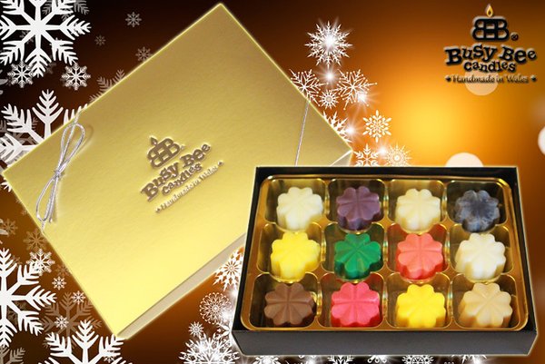 BUSY BEE Duftwachs Selection Box 12 Stück @ CHRISTMAS @