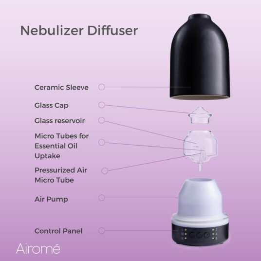 AIROME Nebulizer Diffuser für ätherische Öle SNOW