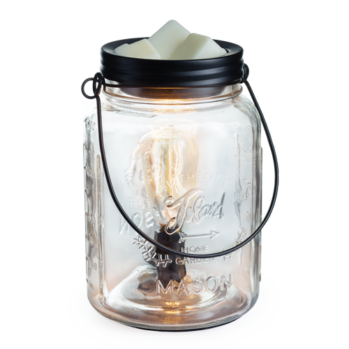 CANDLE WARMERS® MASON JAR Edison Bulb Duftlampe elektrisch aus Glas