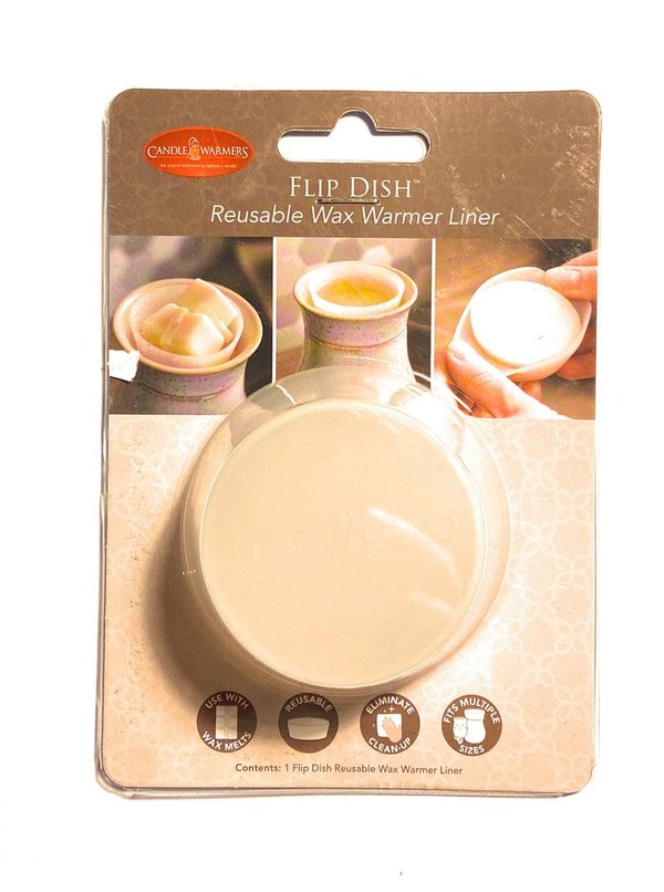 CANDLE WARMERS® Flip Dish Weiße Silikon Schale für Soja Duftwachs