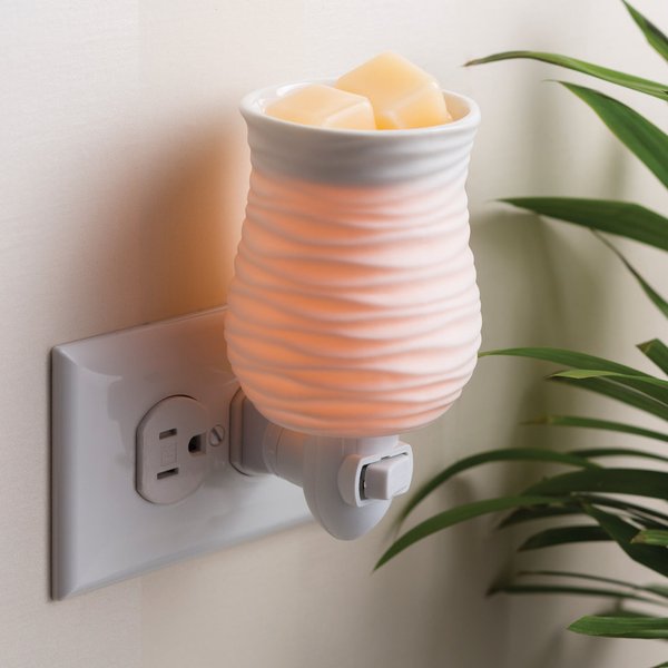 CANDLE WARMERS® HARMONY Duftlampe für die Steckdose elektrisch weiß Porzellan