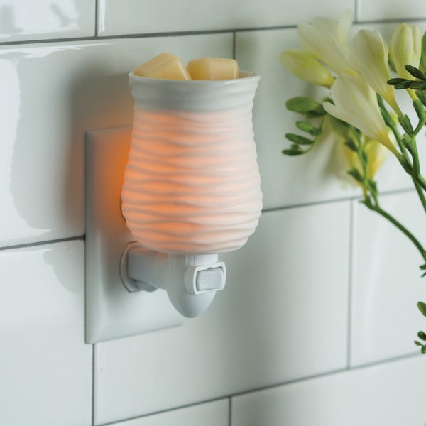 CANDLE WARMERS® HARMONY Duftlampe für die Steckdose elektrisch weiß Porzellan