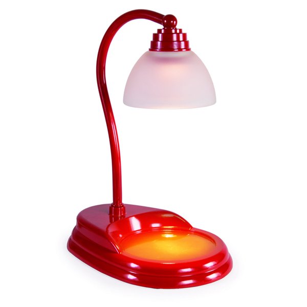CANDLE WARMERS® AURORA Lampe für Duftkerzen red