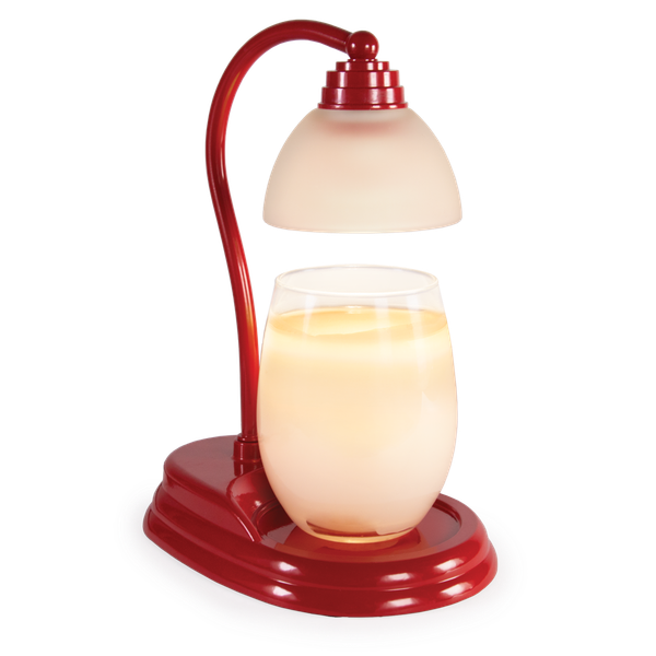 CANDLE WARMERS® AURORA Lampe für Duftkerzen red