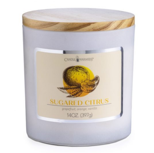 CANDLE WARMERS® 2 Docht Sojawachs Duftkerze SUGARED CITRUS 397g