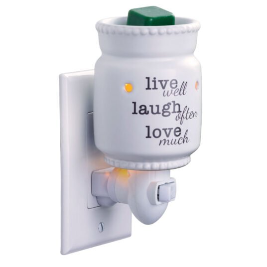 CANDLE WARMERS® Duftlampe LIVE LAUGH LOVE  für die Steckdose elektrisch