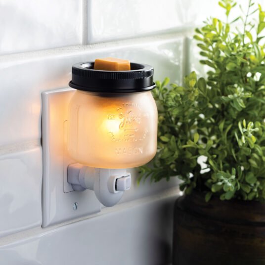 CANDLE WARMERS® Duftlampe MASON JAR aus Glas für die Steckdose elektrisch